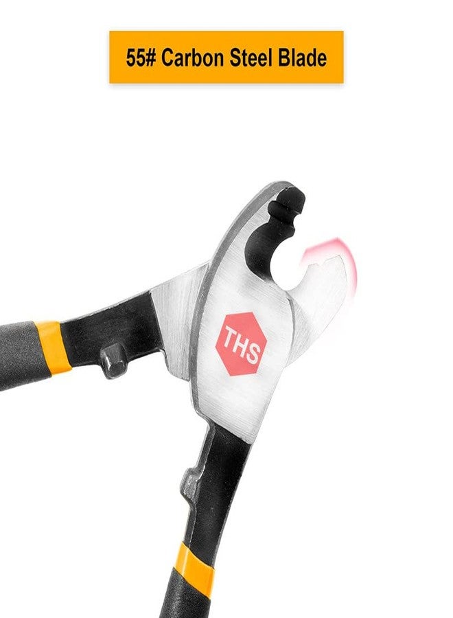 THS 8" 200MM Cable Cutter,Heavy Duty Cable Cutting, High Leverage Cutter for Aluminum, Copper, Wire, Communications Cable - Image 2